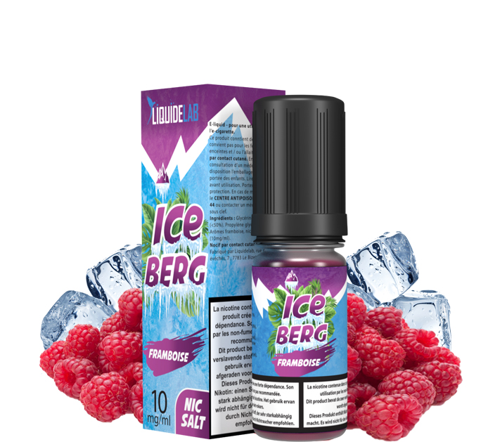 iceberg-framboise-10ml-o-jlab sel de nicotine